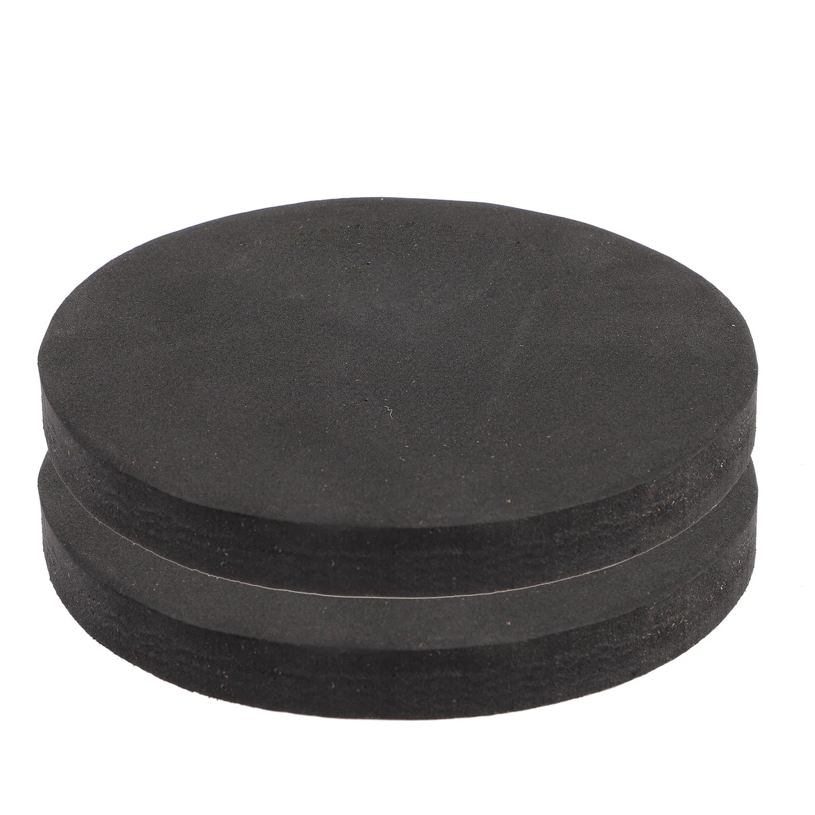 

2 Pcs Practice Mat Drum Protective Pad Stickers Patch Cotton Bass Double