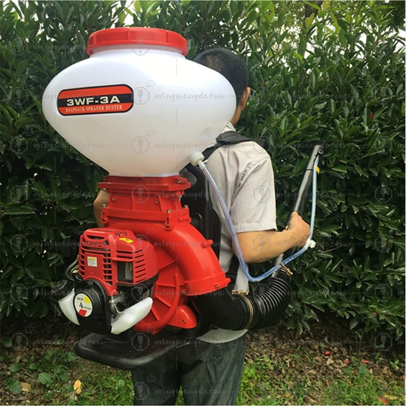 4-Stroke Knapsack Mist Duster & Sprayer Agricultural Pesticide Atomizer Fertilizer Granule Spreader Farm Orchard Disinfection