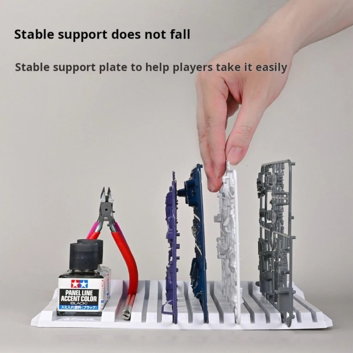 MSWZ MS094 Model Parts Stoage Rack for Gundam Military Model  Model Assembly Storage Rack for Panel Line Fluid And Cutting Plier