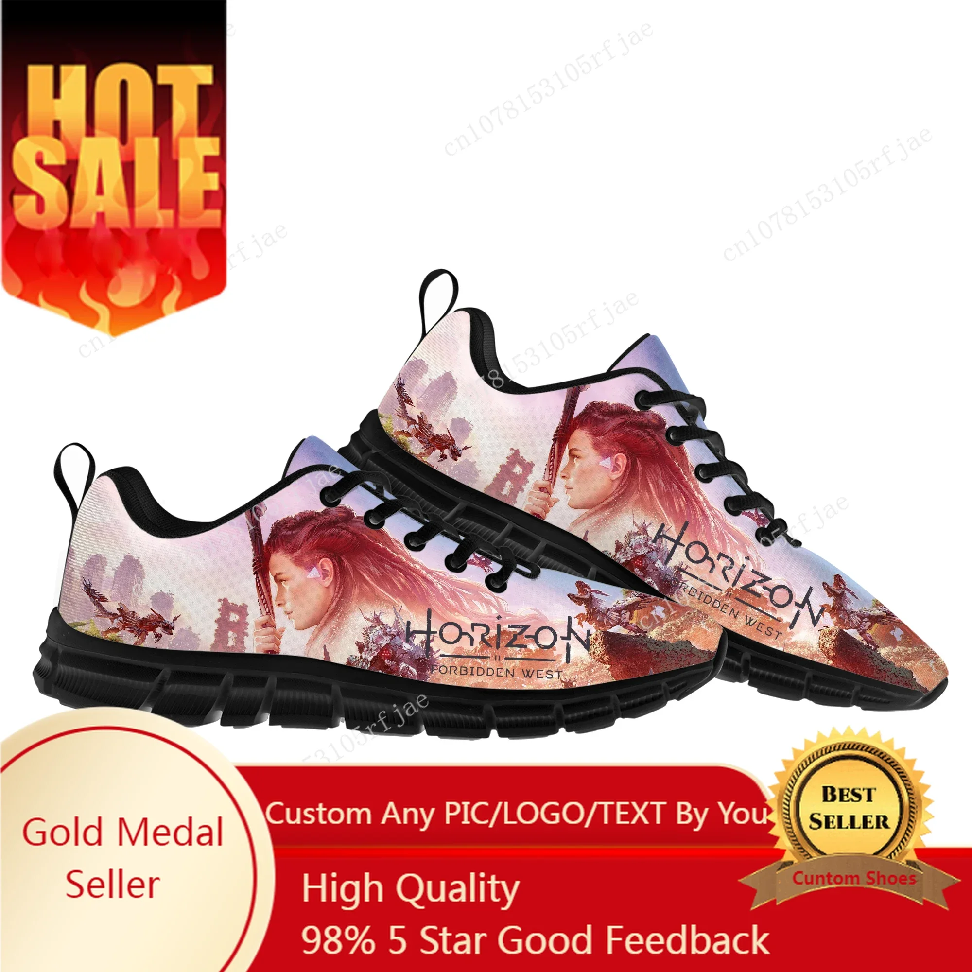 

Horizon Forbidden West Sports Shoes Cartoon Game Mens Womens Teenager Children Sneakers Sneaker Custom Built Shoes