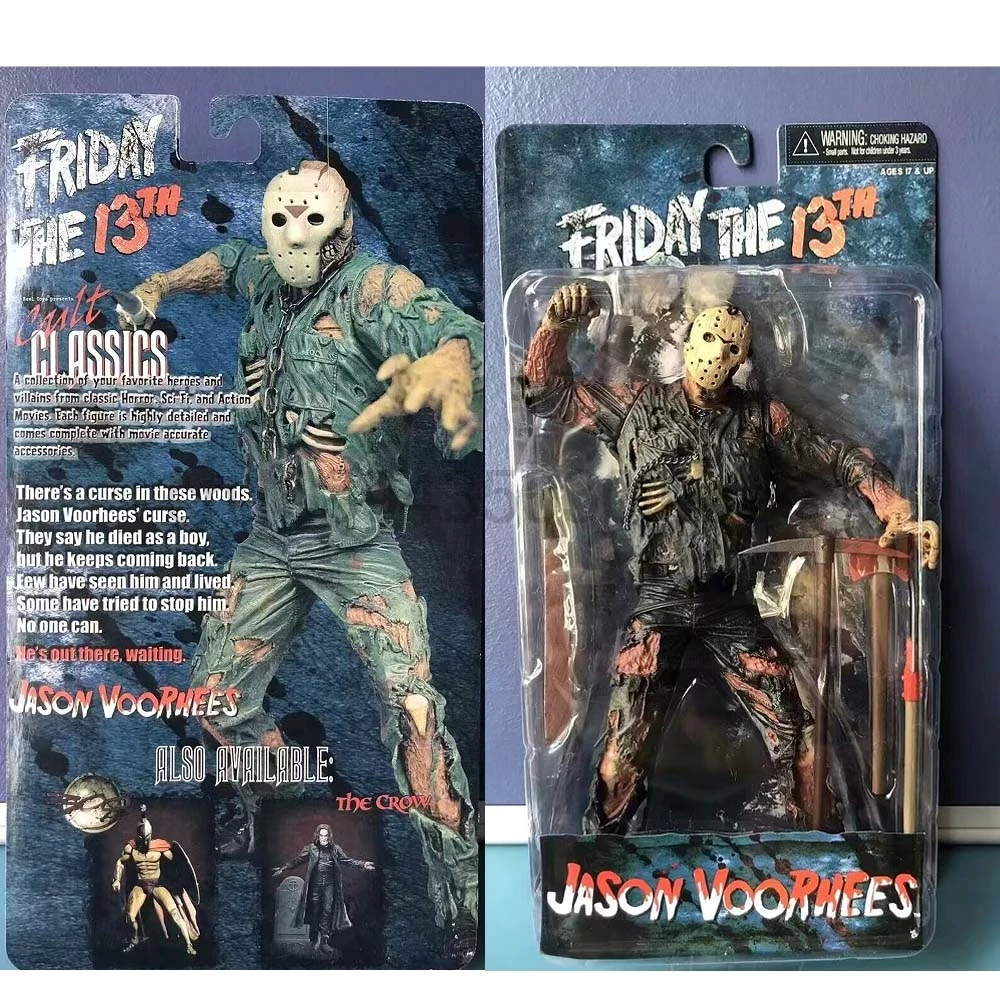 NECA Figure Friday The 13th Figure Toys Freddy Jason Voorhees Blood Action Figure Model Toys Birthday Present For Kids