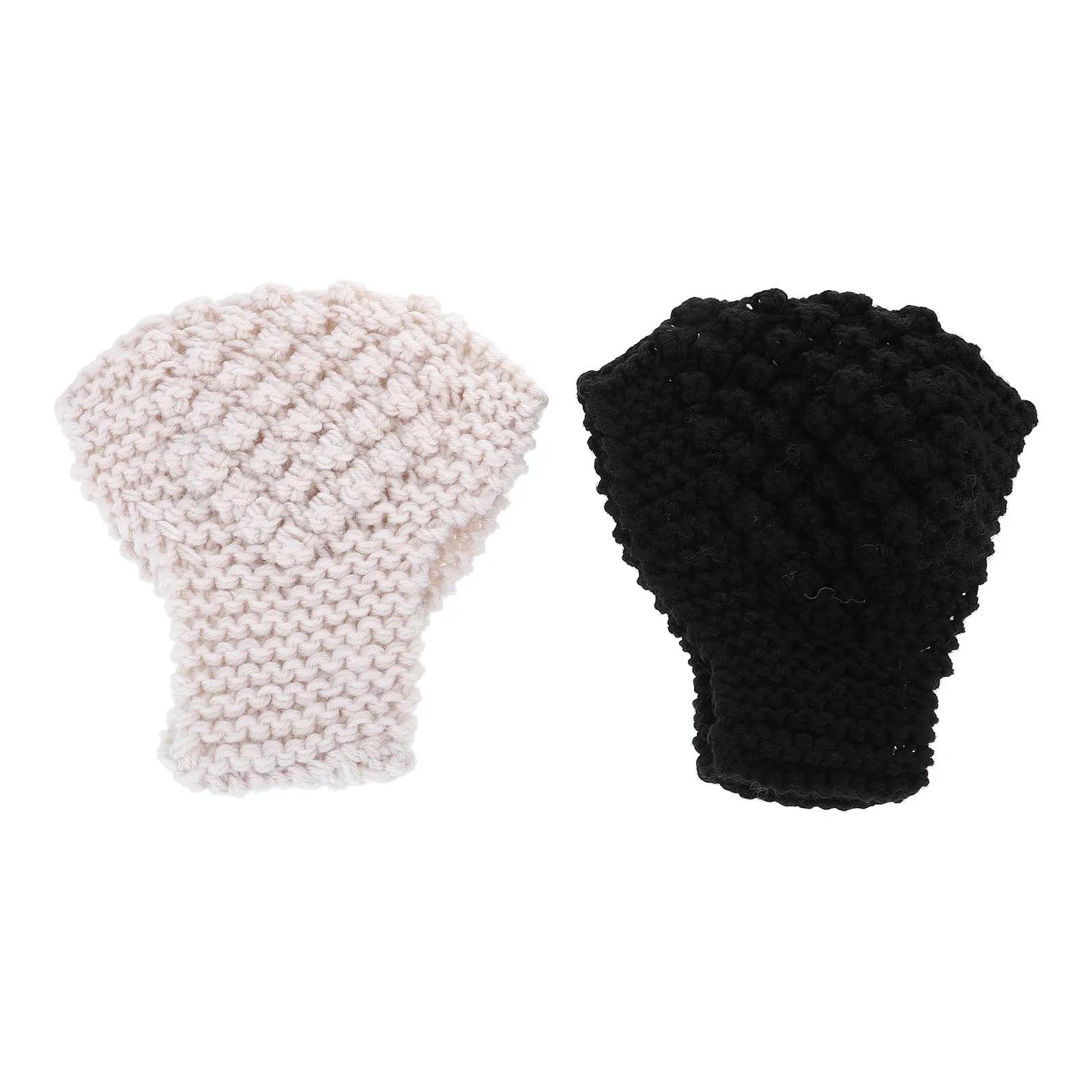 

2pcs Thermal Woolen Headbands Knitted Ear Warmers for Women Lightweight Portable Yoga Hair Accessories Christmas Gifts