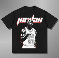 2025 Summer New NBA Michael Jordan Y2KT-shirt Cotton Printing Large Size Round Neck Short-sleeved Men's and Women's Top T-shirt