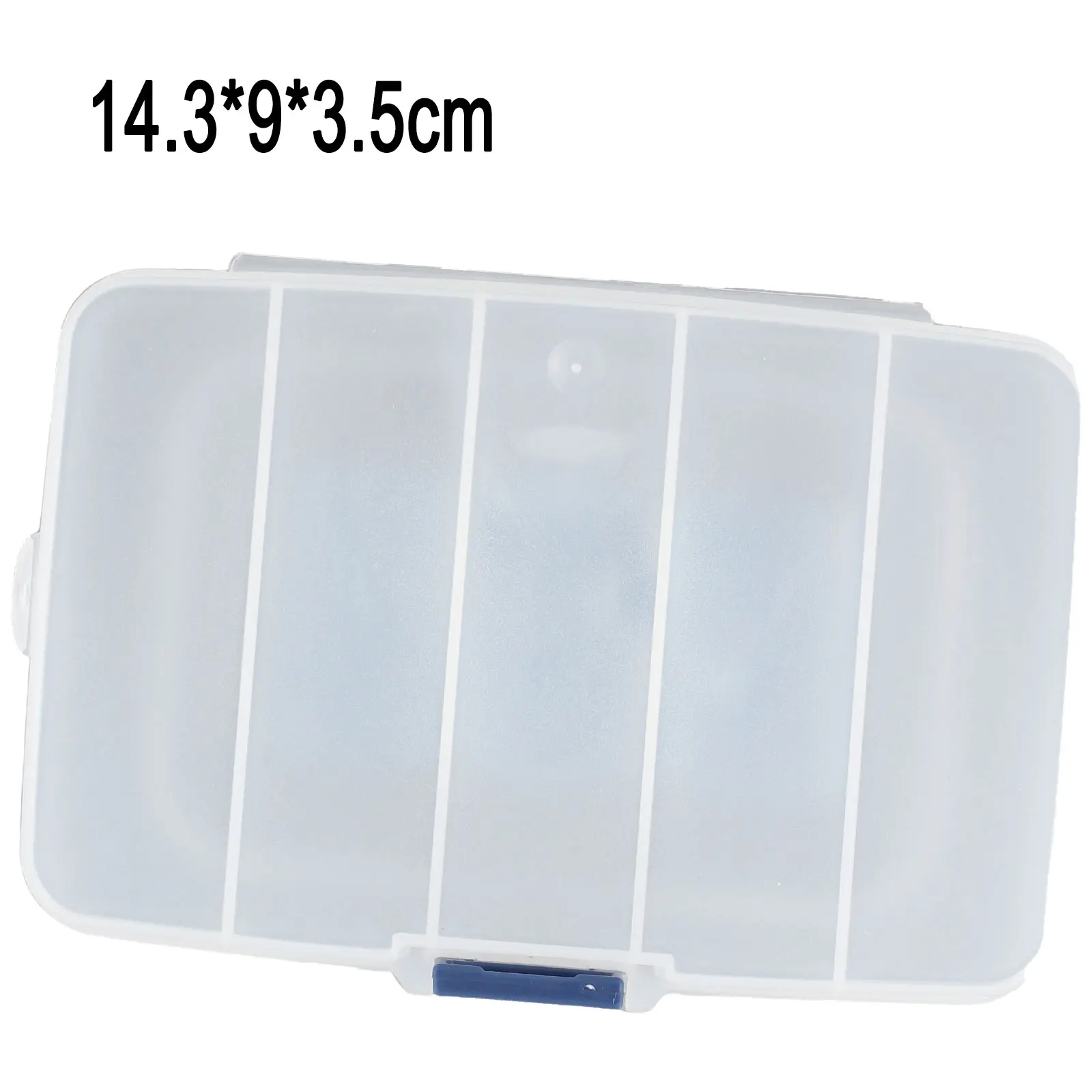 Compact Plastic Tool Screws IC Storage Box, Transparent Craft Organizer, Small Part Container Case, Convenient Hook Design