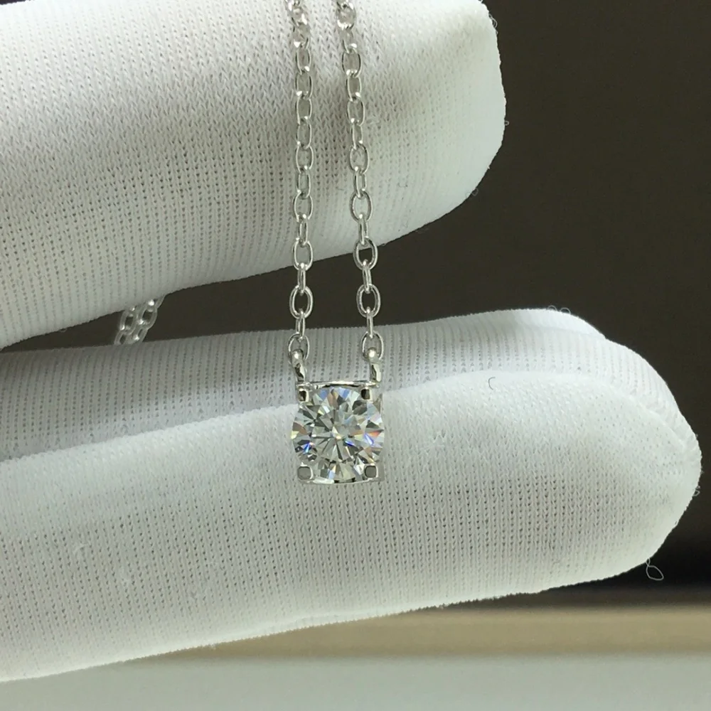 

S925 50 Points High Quality Moissanite Diamond Pendant Fashion Elegance Jewelry Birthday Women Mature Charm Gift