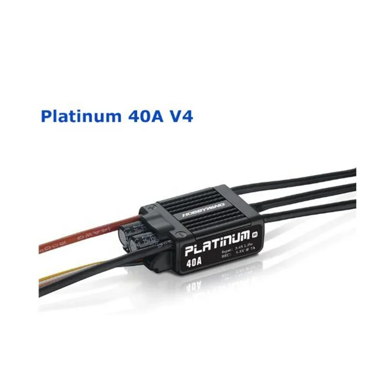 Original Hobbywing Platinum Platinum 40A V4 Brushless Electric Speed Controller