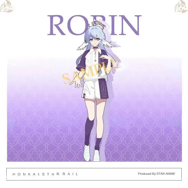 Gioco Honkai: Star Rail Cosplay Robin Donna Ragazza JK Sailor Uniforme estiva Top a maniche corte Pantaloncini T-shirt Costumi