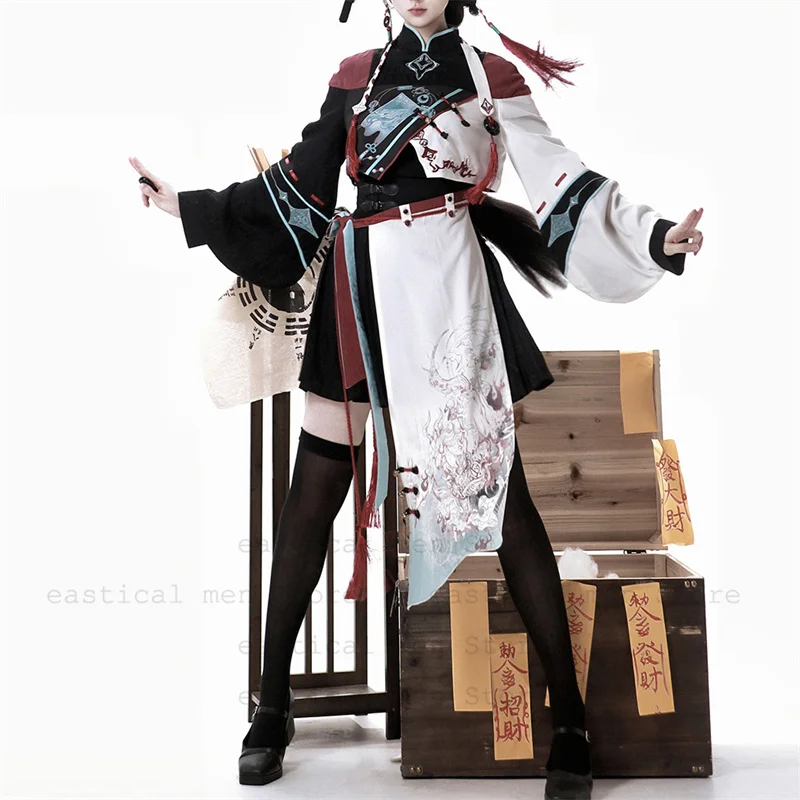 ชุดคอสเพลย์ชุดกี่เพ้าแบบปรับปรุงใหม่ ปี 2025 สไตล์จีนใหม่ ชุดฮั่นฝูแบบปรับปรุง ชุดเดรสผู้หญิง ชุดโลลิต้า ชุดคอสเพลย์ กระโปรงสไตล์เจเค