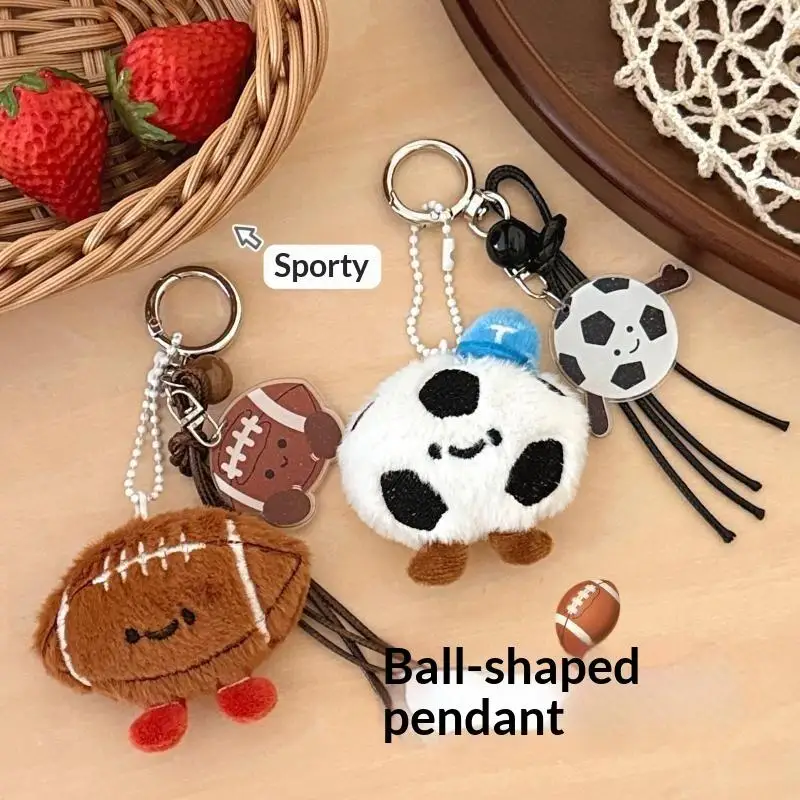 Creative Simulation Tennis Table Tennis Pendant Keychain Premium Acrylic Bag Accessory for Backpack Luggage Hanging Decor Gift
