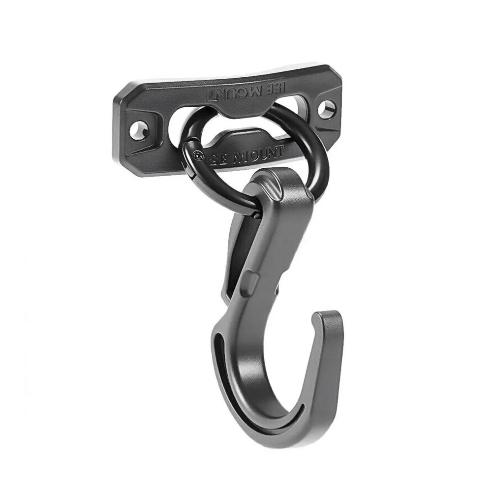 New Multifunctional Curved Buckle Hook Aluminum 2 Styles Versatile Storage Utility Alloy Hooks Load-bearing Buckle