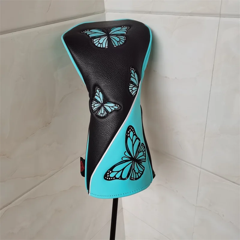 2022 Golf Club Head Covers Butterfly PU Driver Fairway Woods Hybrid Putter Headcovers For Man Women