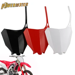 Dirt Pit Bike motorcycle Front Number Plate For Honda CRF250R CRF250RX CRF450R CRF450RX 2017-2020 CRF 250/450 RX Motocross
