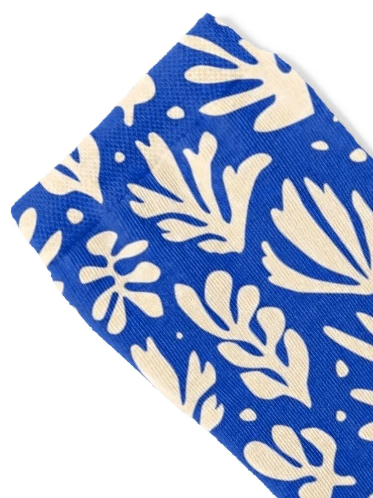 Leaves Pattern Plants Inspired by Henri Matisse Socks professional running christmas gifts hiking gym Men's Socks Women's