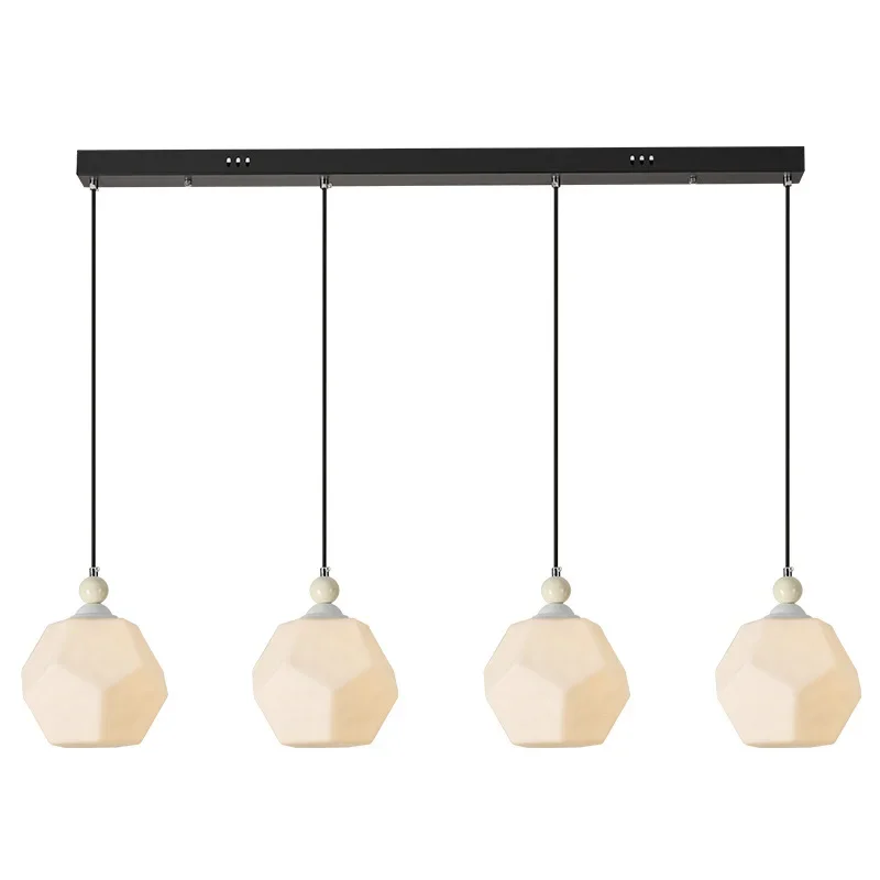 Nordic modern minimalist creative glass restaurant small chandelier bar art bedroom bedside ladder personalized small chandelier