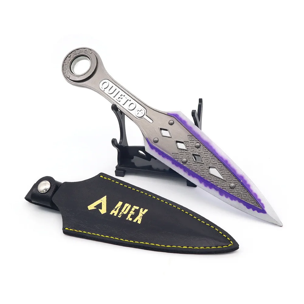 Apex Legends 22cm Wraith Heirloom Kunai gioco acrilico periferiche puntelli Cosplay arma Katana Samurai spade apri lettere in metallo