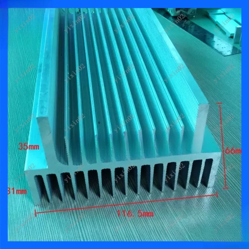Pure Aluminum Cooling Heatsink Block Electronic Radiator  for Circuit Power Cooling System