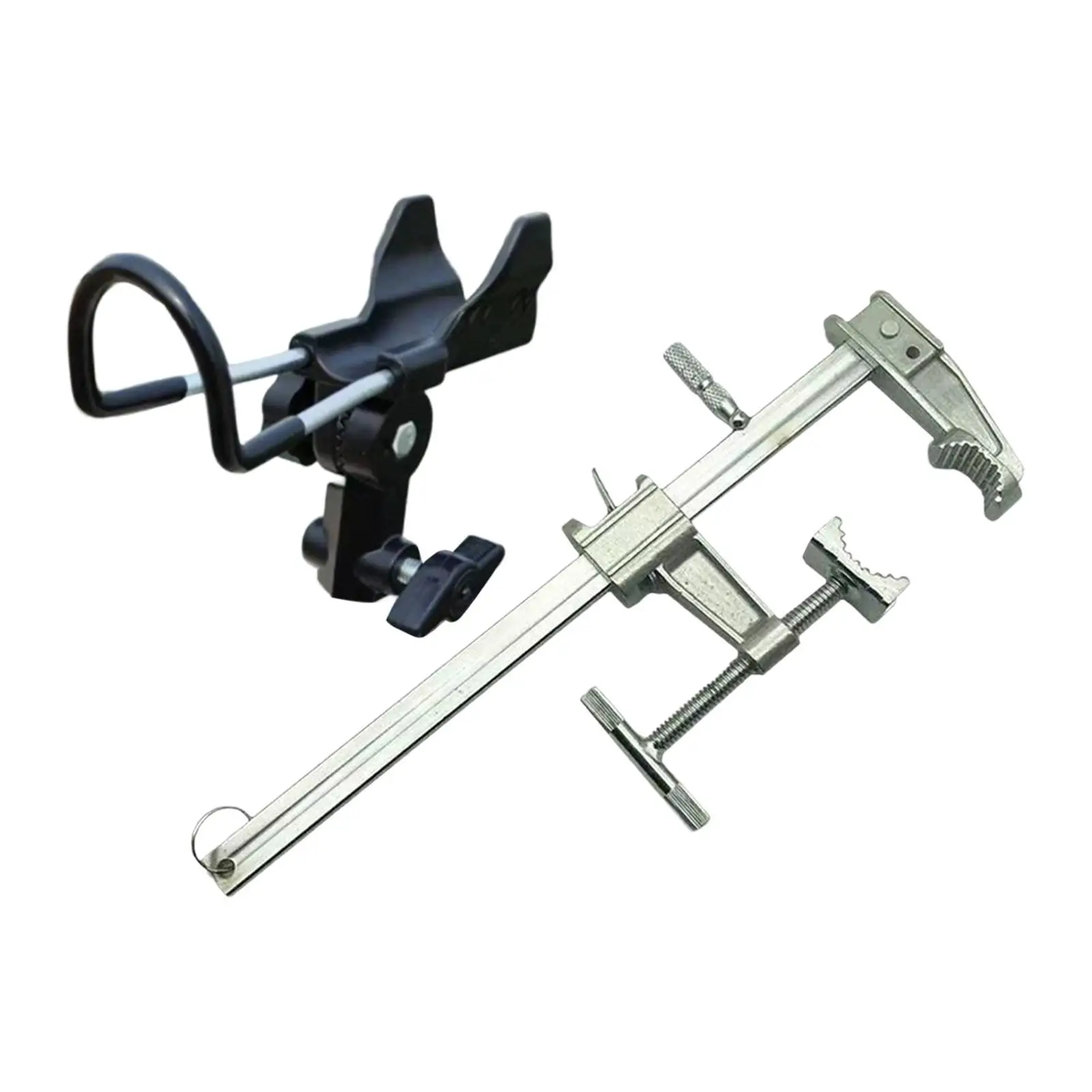 클램프 온 로드 홀더 브리지 선박 초보자를 위한 견고한 보트 낚시대 홀더