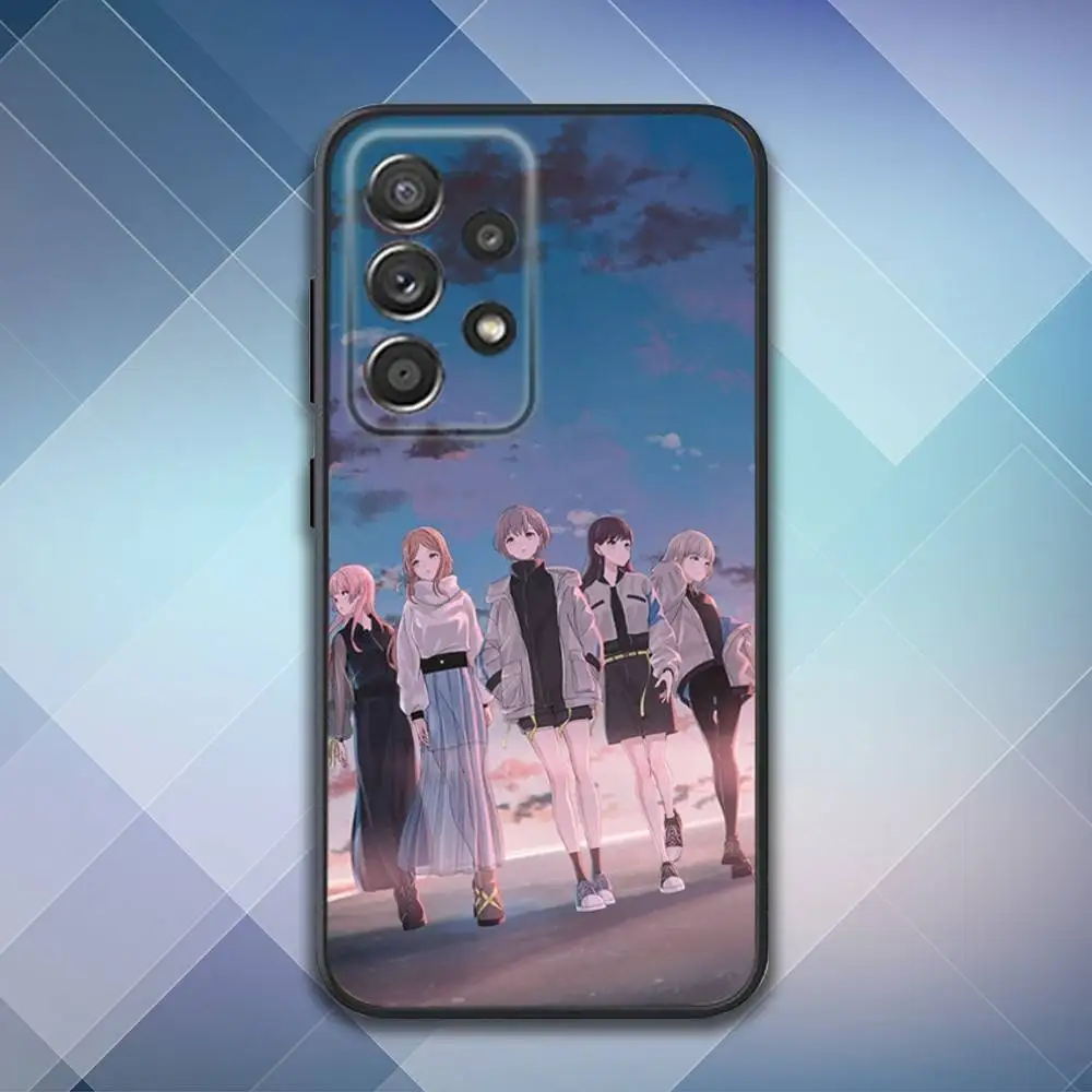 حافظة هاتف BanG Dream M-Mygo لهاتف سامسونج S25، S24، S21، S22، S23، S30، Ultra، S20، Plus، Fe، Lite، Note، 10,9,5G غطاء أسود