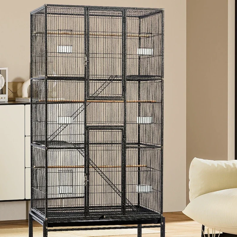 Villa Breed Bird Cages Top Budgerigar Stainlesssteel Myna Luxury Bird Cages Pigeon Large Open Jaula Pajaros Pet Products