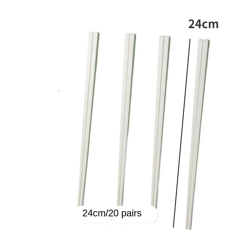 White Alloy Chopsticks Household Premium Anti-mold and Non-slip Chopsticks Chinese Tableware Chinese Chopsticks Set