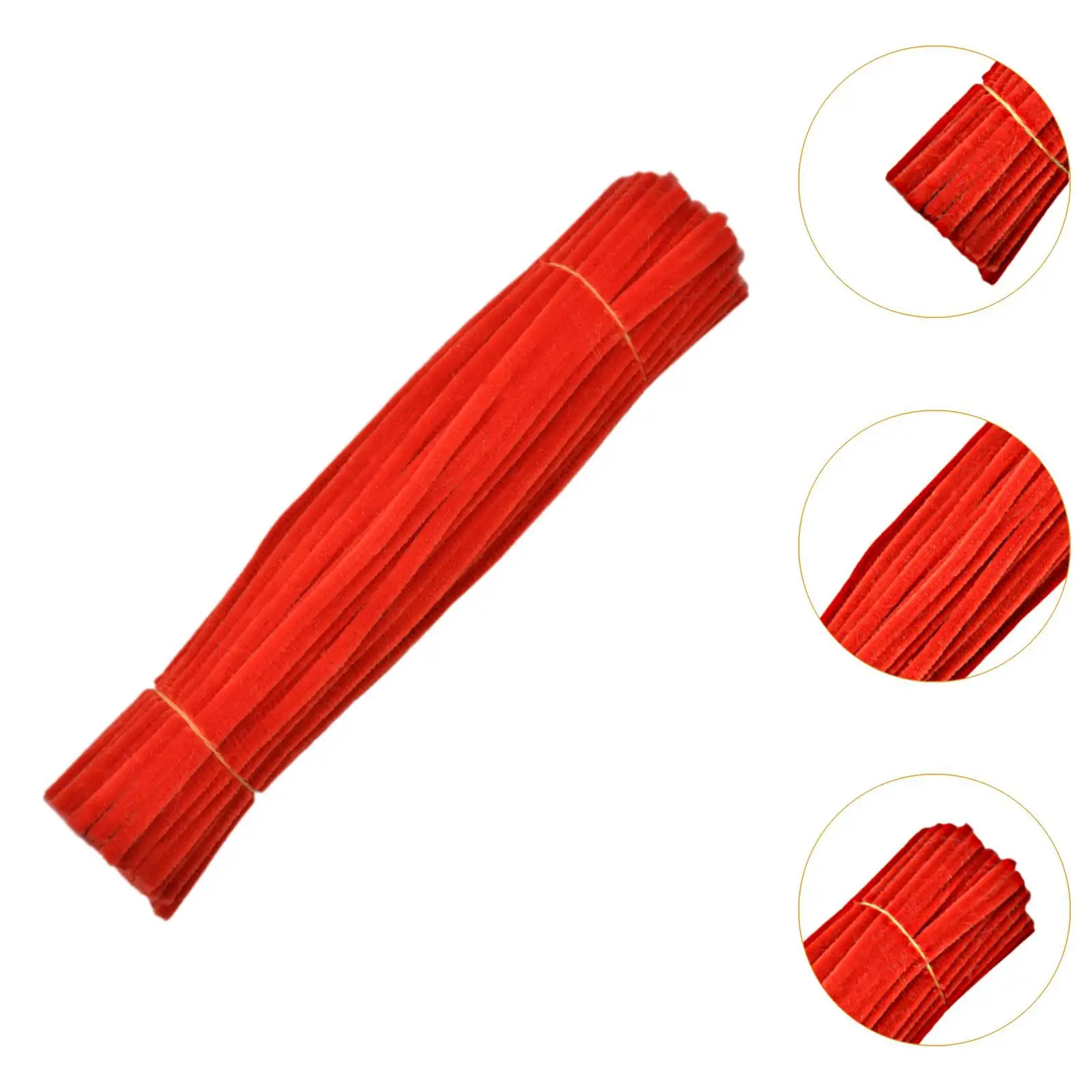 100Pcs Pipe Cleaners Stems Twist Sticks for Birthday Bouquet Making Projects