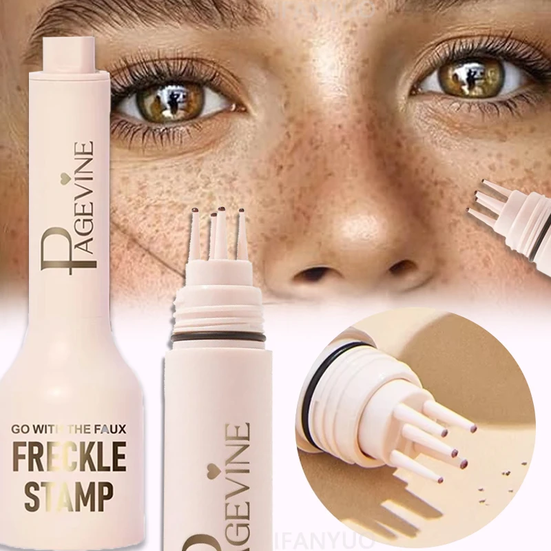 Five-point Freckle Stamp Pen Natural Simulation Instant Freckle Liquid Fake Dot Spot Comb Seal Waterproof Quick Dry Makeup Tools