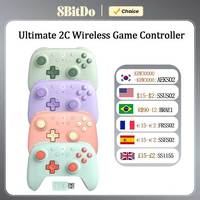 8BitDo Ultimate 2C Wireless Gaming Controller，Gamepad with Hall Effect for PC, Windows 10, 11, Steam Deck, Raspberry Pi, Android