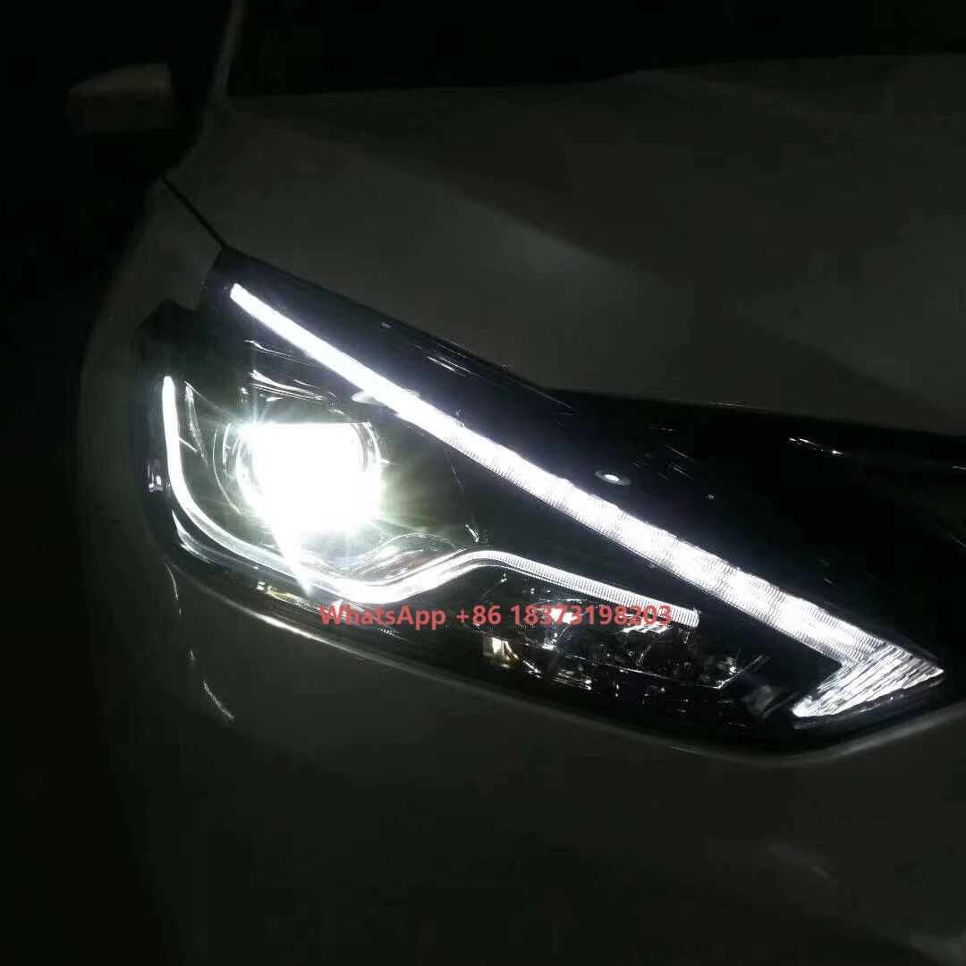 

2016-2019 Sylphy Sentra Angel Eyes Светодиодные фары Передние фары для NISSAN