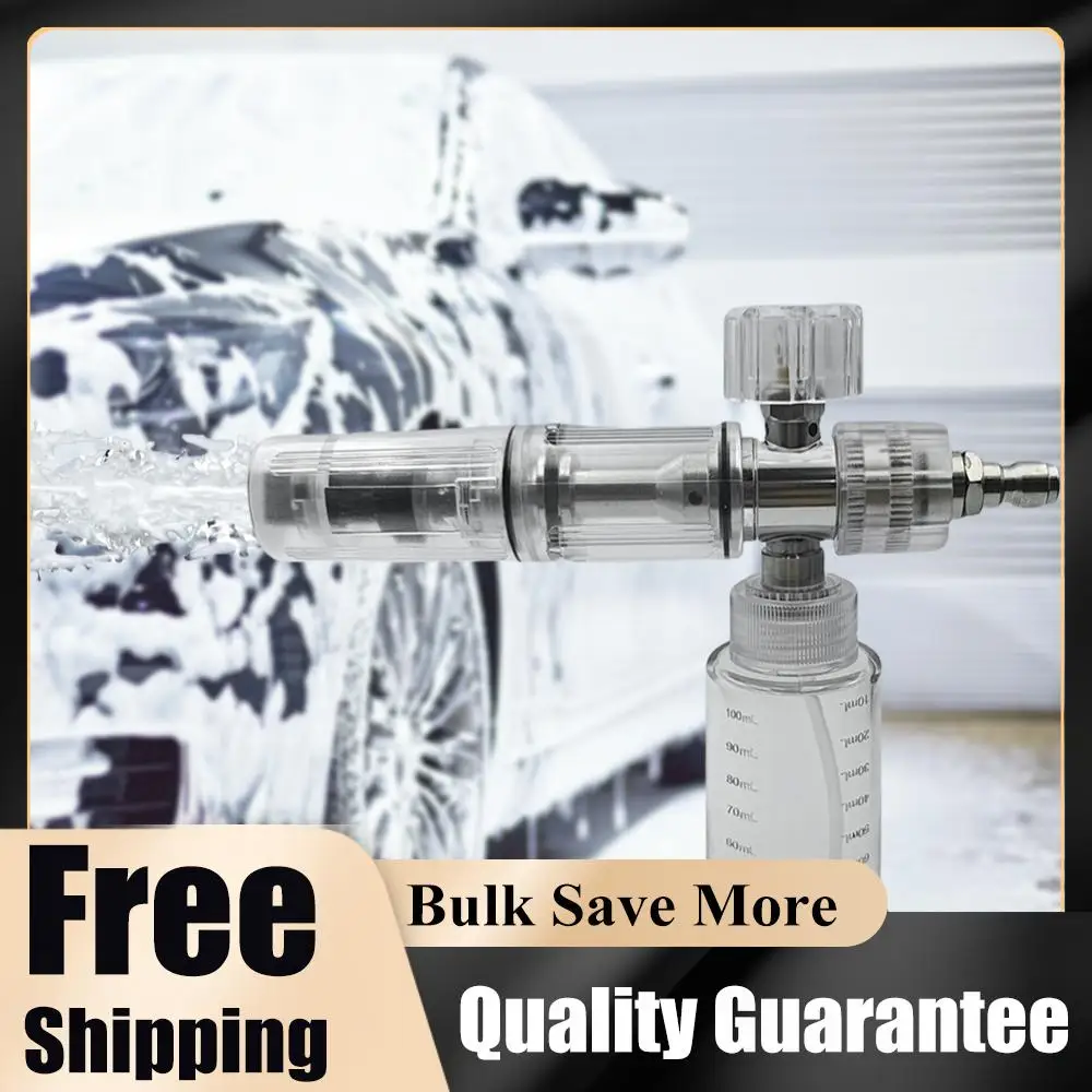 

Пистолет-распылитель для мытья автомобилей 100 мл, регулируемый, 4500 фунтов на кв. дюйм, с быстроразъемным соединением 1/4 дюйма, аксессуары для автомойки