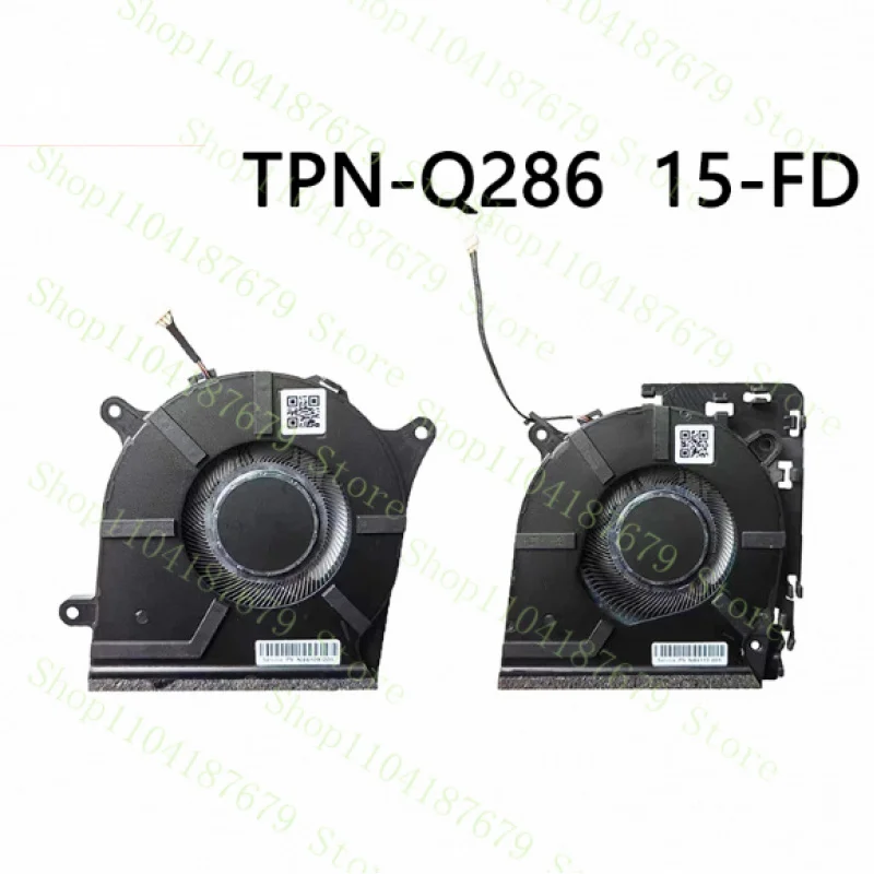 ++N44109-001 N44110-001 EG50050S1-CL30-S9A EG50050S1-CL70-S9A New For HP 15-FD TPN-Q286 CPU GPU Cooling  Fan