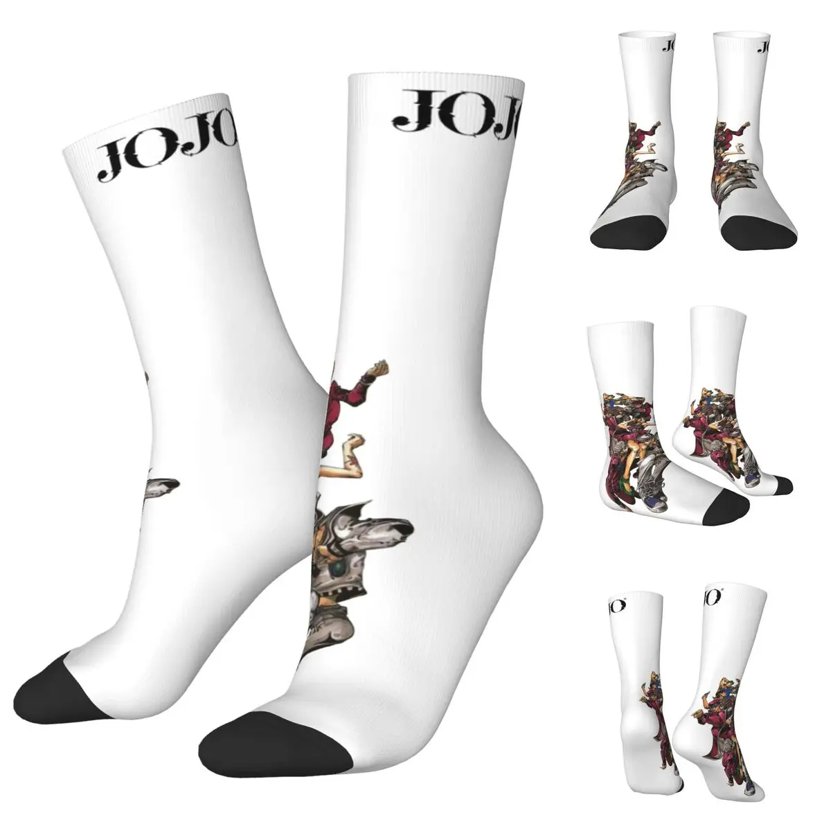 Jojo Bizarre Adventure Men Women Socks,Motion Beautiful printing Suitable for all seasons Dressing Gifts