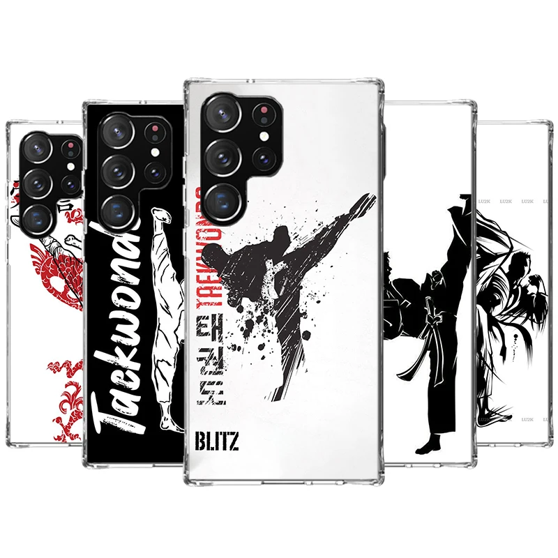 Kungfu Taekwondo Phone Case For Samsung Galaxy S24 S23 S22 Ultra S21 S20 Fe S10 Plus S10E S9 S8 + Shell Coque