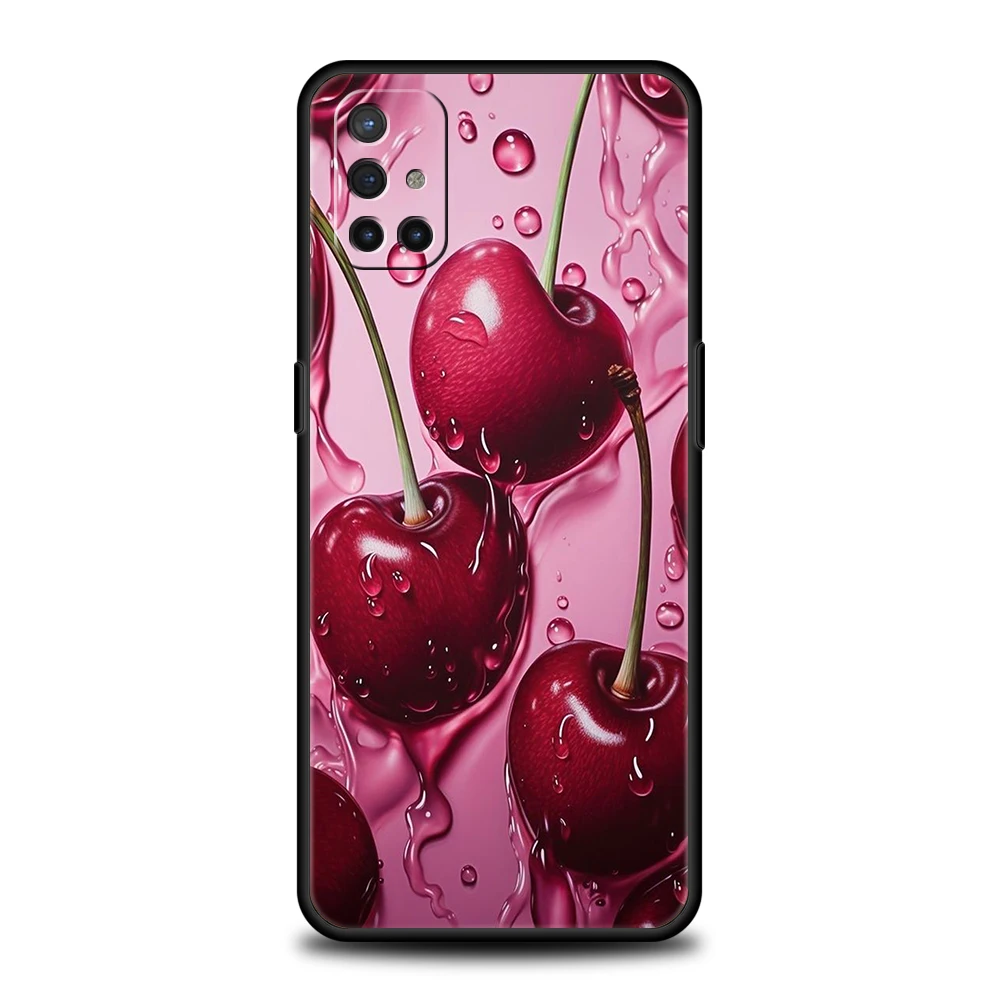 Cute Cherry Bow Phone Case for Oneplus 11 10T Nord N100 N10 10 7 8 9 9R 7T 8T N200 CE 2 9RT Pro 5G Silicone Cover Shell Capa Bag