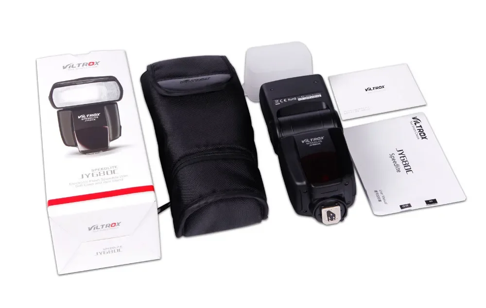 VILTROX JY680 unidades de flash fotográficas para cámaras Cámara FLASH Light macro para cámara canon nikon sony