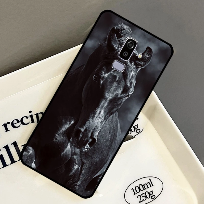 Animal Steed Horse Case For Samsung Galaxy A9 A8 A7 A6 J8 J4 J6 Plus 2018 A3 A5 2017 J1 J3 J5 J7 2016 Coque