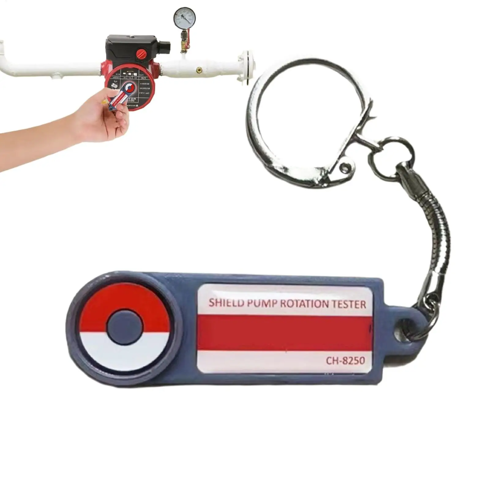 Rotation Tester and AC Detection for Circulating Pump AC Coil Fast Detection Solenoid Tester Keyring for Home Garden Worker