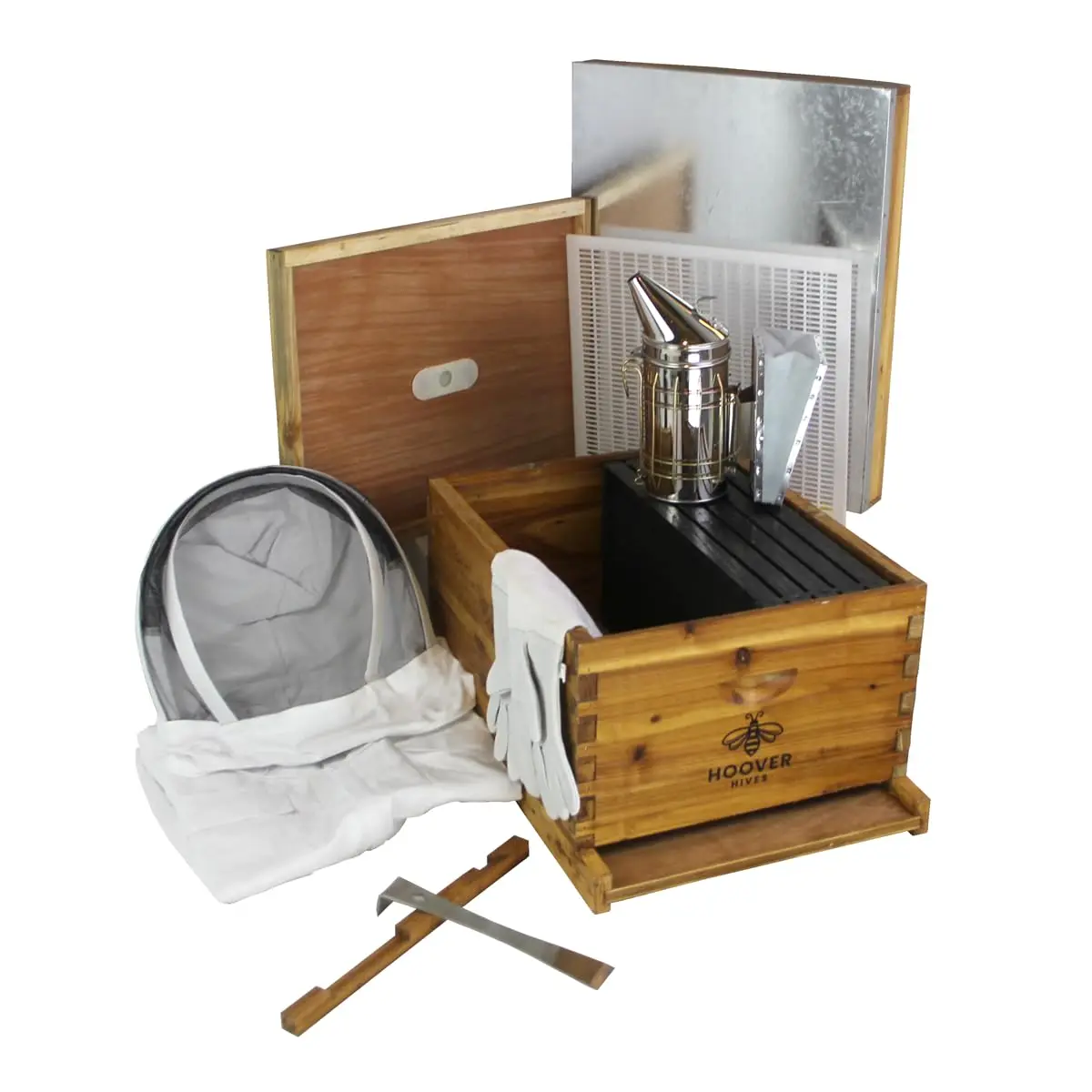 Free ShippingWax-Coated 10 Fe Hive - Starter Kit Starter Kit With 5 Fes