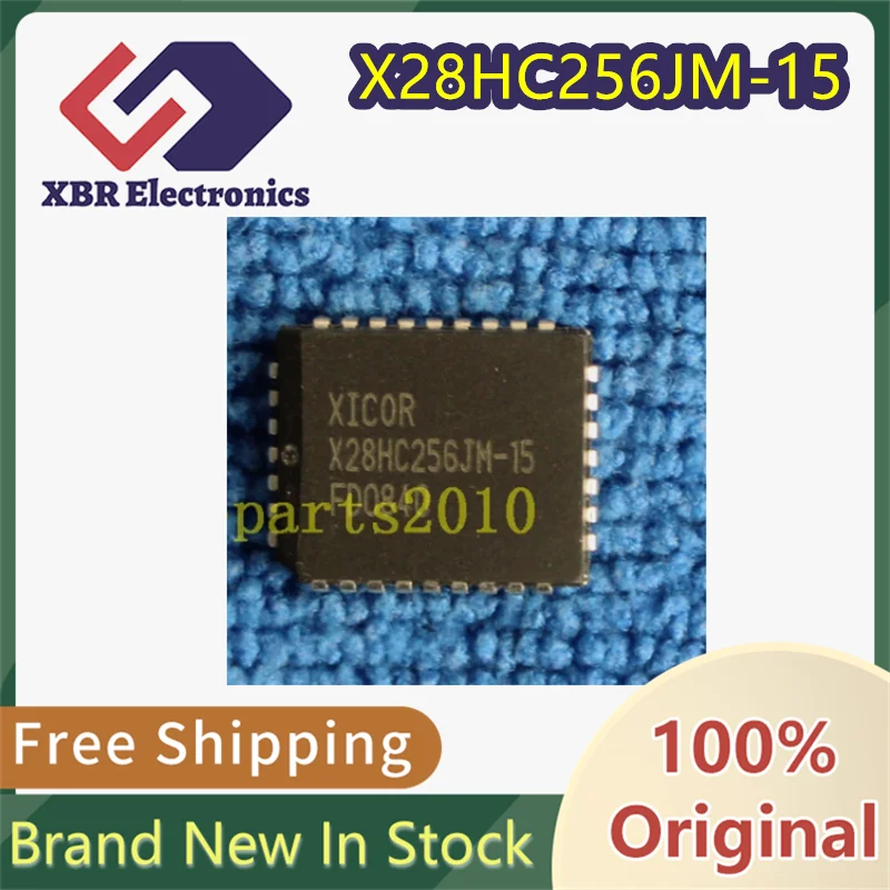(5/30 pieces) X28HC256 X28HC256JM-15 PLCC32 package memory chip brand new genuine product in stock