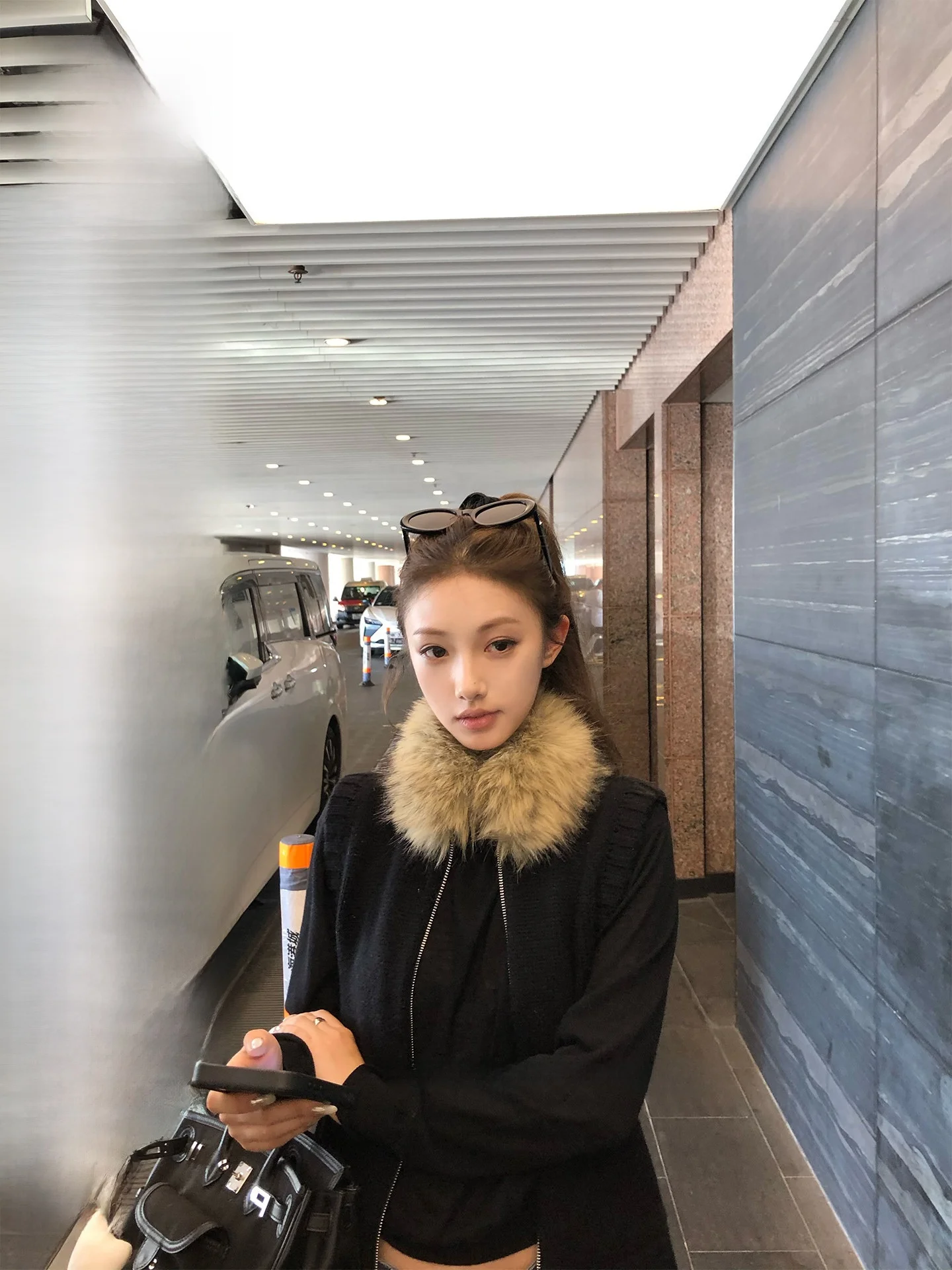 

Каштановое пальто Bankelili Briti, винтажное теплое вязаное жилет с большим меховым воротником, женское осенне-зимнее повседневное пальто стандартной посадки