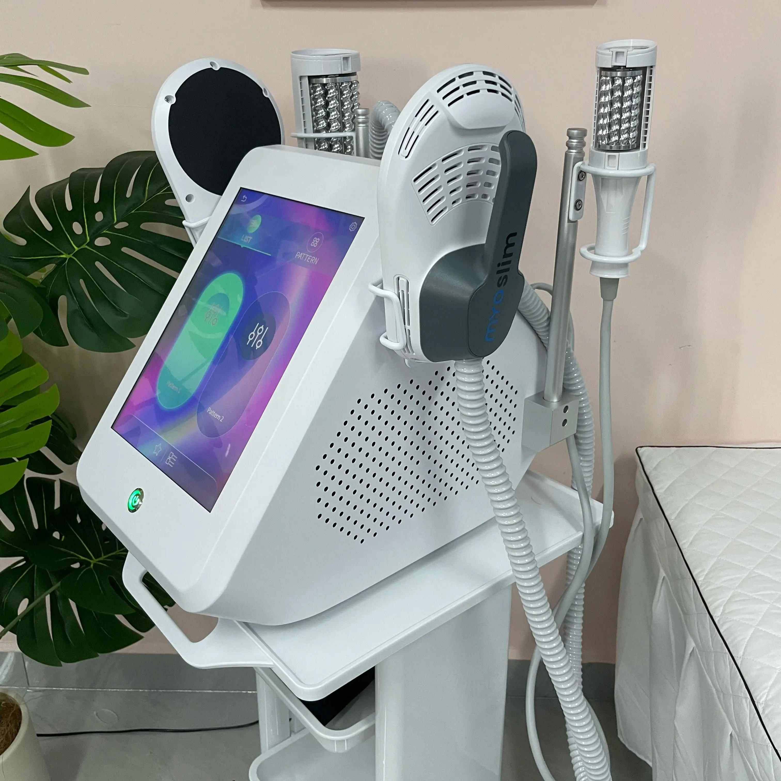 

EMS RF HI-EMT Body Sculpting Machine Electromagnetic Building Muscle Stimulator Machine Muscle Building Weight Loss Machine