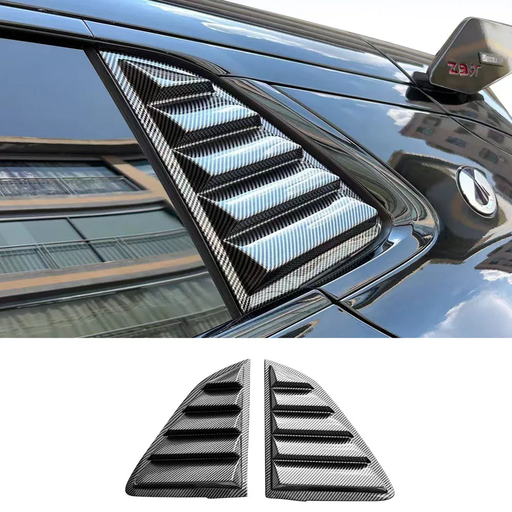 

Fit For Denza Z9GT 2025 2026 Rear Triangle Louver Leaf Panel Modification Carbon Fiber Pattern Modification Louver Vent Sticker