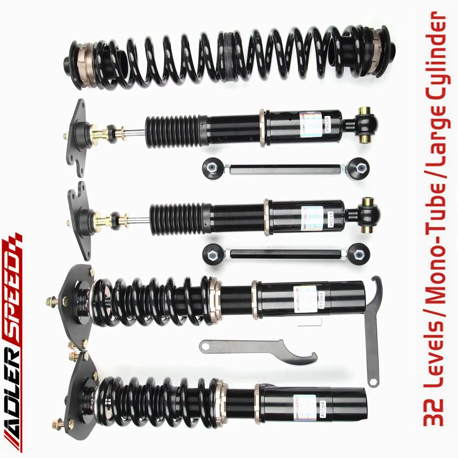 

ADLERSPEED For 12-18 BMW 3 Series F30 328i 335i Coilovers Suspension Kit 32 Level Damping