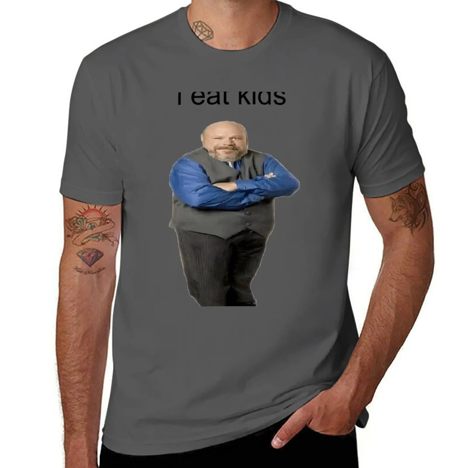

bertram eats kids T-Shirt man t shirts cotton t shirts cotton 100% T-Shirt