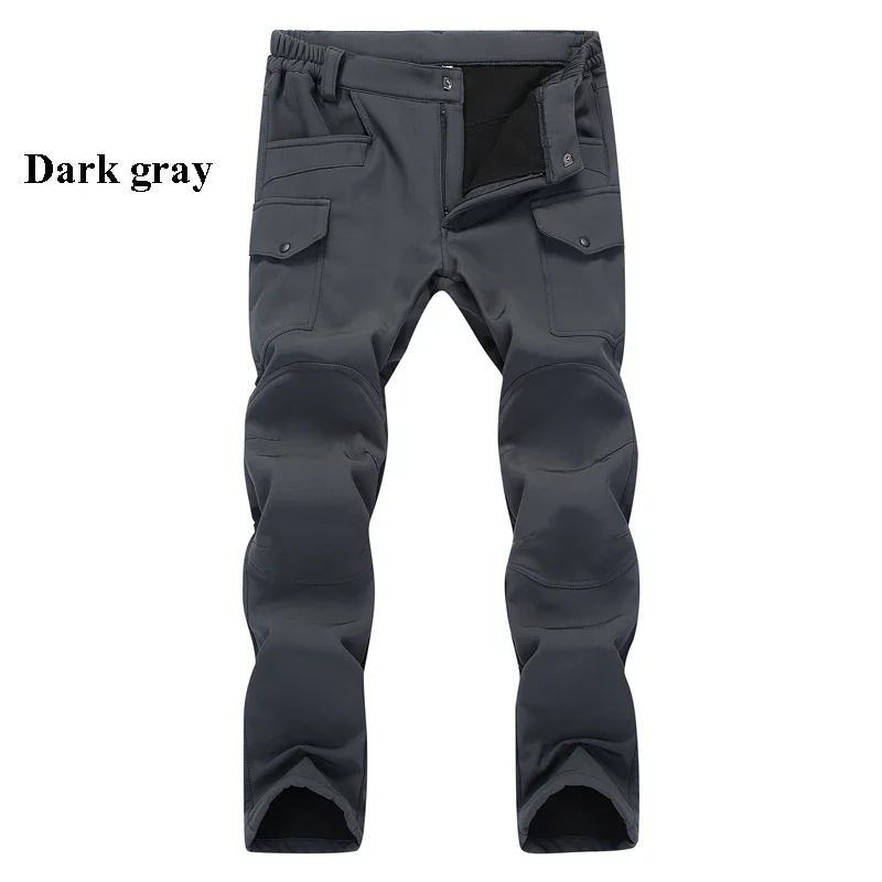 

Winter Outdoors Man Hiking Pants Windproof Waterproof Fleece Pants Tourism Camping Trekking Trousers For Men BMT05