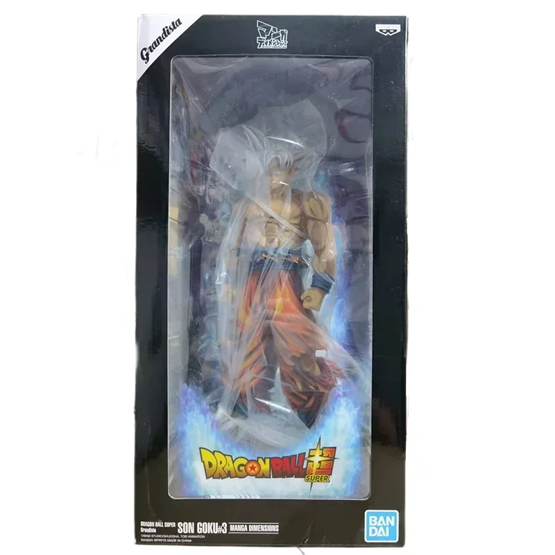 In stock DRAGON BALL SUPER GRANDISTA SON GOKU #3 MANGA DIMENSIONS Bandai Anime Model Toys Action Figure Collectible