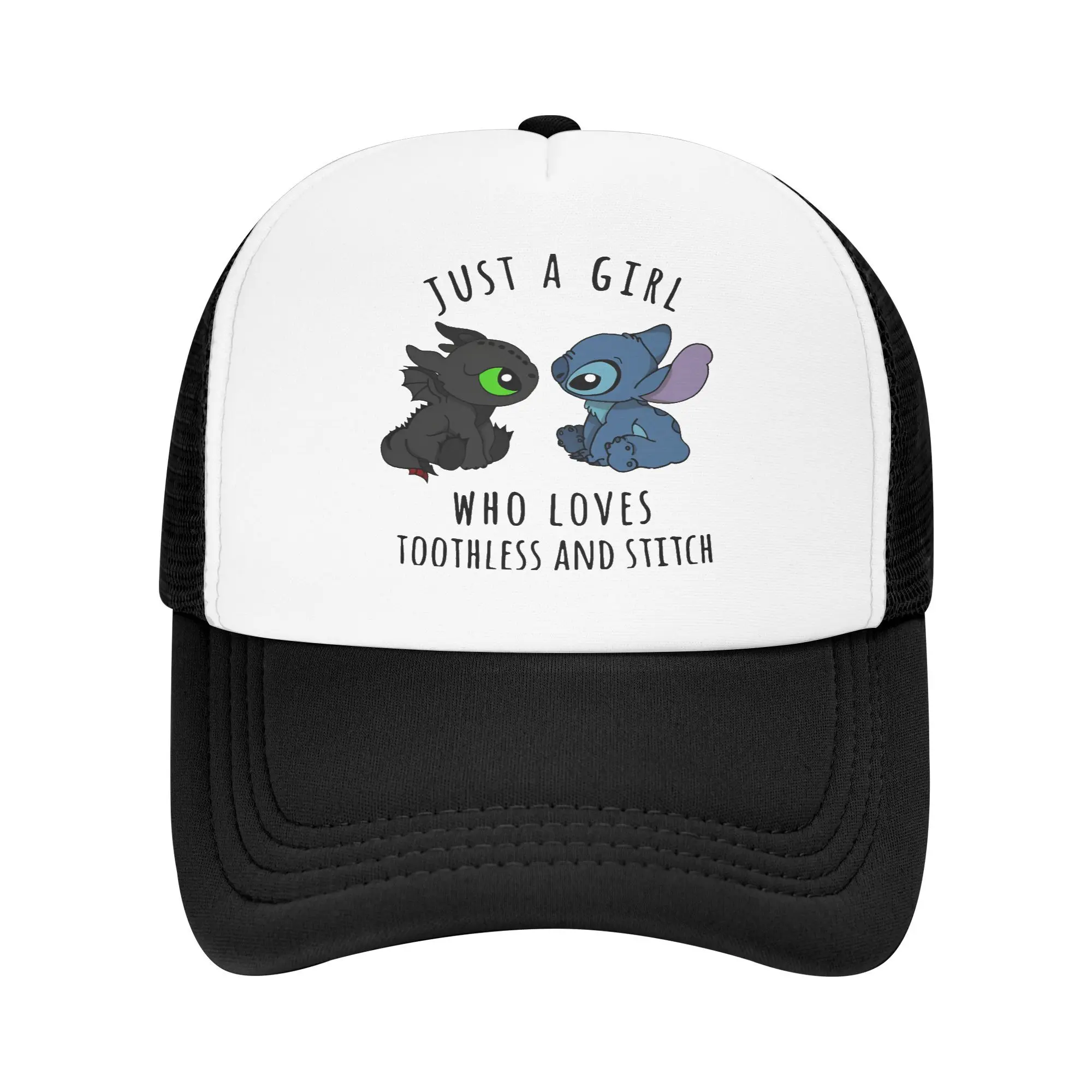 

Стежка и HTTYD Toothless Merch Пенопластовая сетчатая шляпа дальнобойщика Летняя охлаждающая бейсболка с сетчатой спинкой Стильная регулируемая кепка