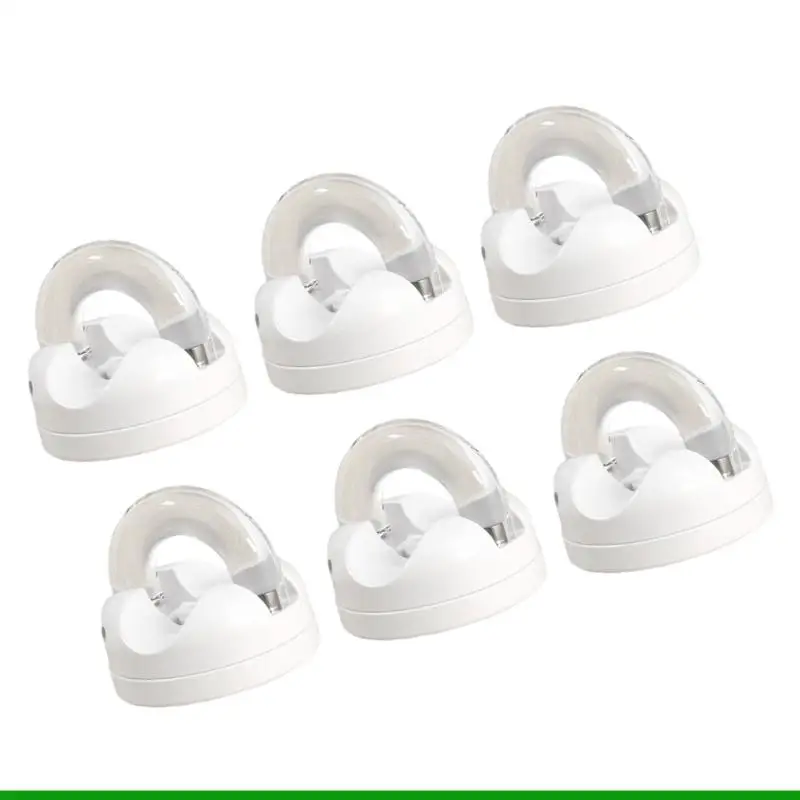 U55C 6Pcs Cable Organizers with 360 Degree Rotation and Strong Magnet for Desktop Data Line Management