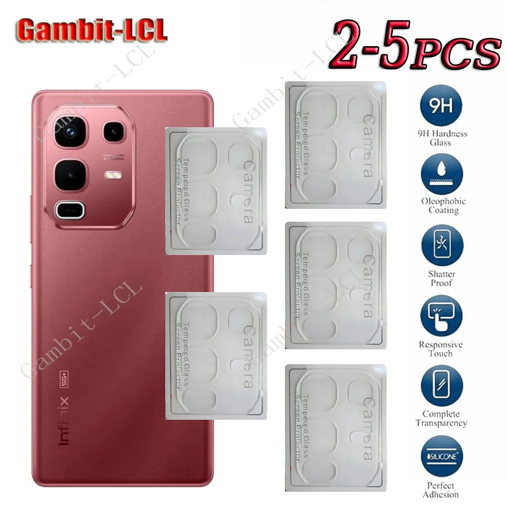 2PCS-5PCS 3D 9H HD Tempered Glass For Infinix Note 50 Pro+ Note50Pro Plus Note50 Pro 4G 50s 5G+ Camera Lens Protector Cover Film