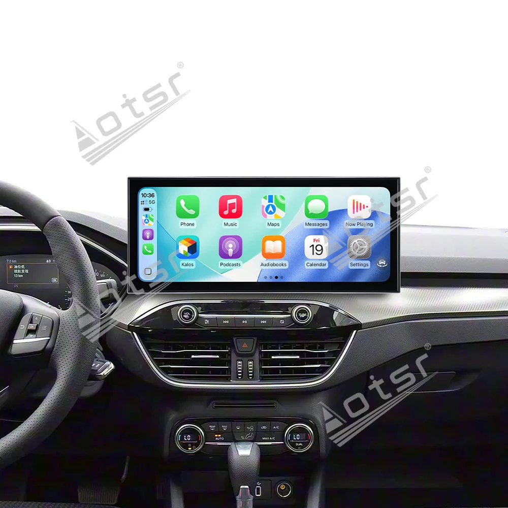 15.8 Inch InDash Touch Screen Car Radio GPS Navigation Stereo For Ford Focus 2019–2022 Multimedia CarPlay Android Auto Head Unit