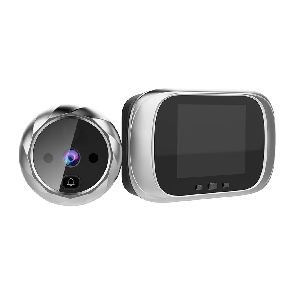 كاميرا Smart Cat بزاوية واسعة 90 درجة 0.3 كاميرا بثقب دقيق رقمية مدمجة في الذاكرة وكشف الحركة والصور التلقائية